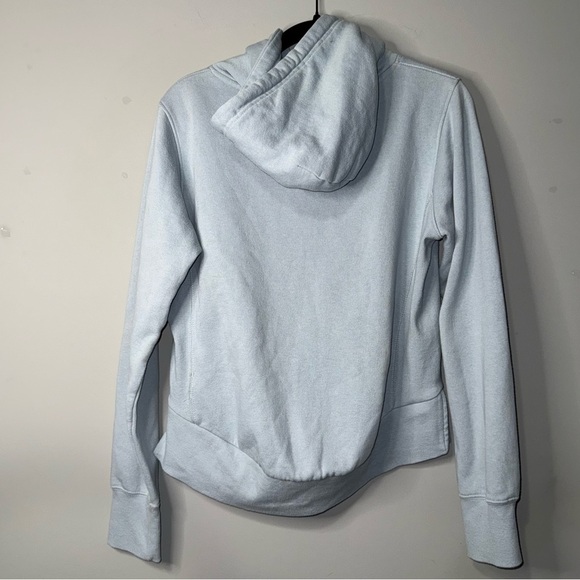 Light Blue Women's Hoodie with 'Beach' Print - Picture 2 of 4